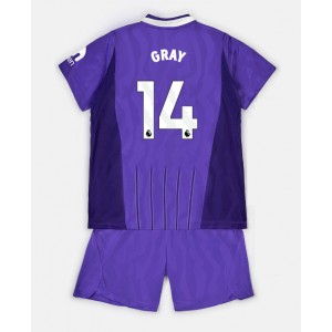 Tottenham Hotspur Archie Gray #14 Jalkapallovaatteet Lasten Kolmas peliasu 2026-27 Lyhythihainen (+ Lyhyet housut)